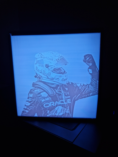 max verstappen lithophane by 3dgiftsbe art models f1 lightbox 3d print model - Mito3D