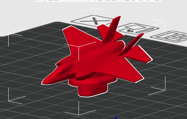 f 35 p1 serie spina remixato by jake merle 3d stampante accessori combattente jet aereo copertina guaina p1s p1p 3d print model - Mito3D