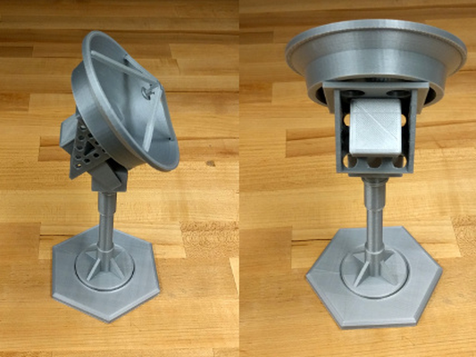 ka band satellit leuchtfeuer empfänger by xchgre bildung physik astronomie 3d print model - Mito3D