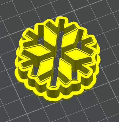 snowflake 5 - cookie cutter by printesion household house models christmas cookiecutter cortadodegalletas 3d print model - Mito3D