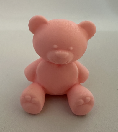 urso pelúcia coração by impressão miniaturas animais namorados urso teddy ursinho 3d print model - Mito3D