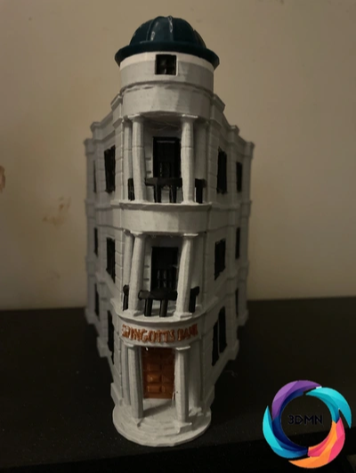 harry alfarero gringotts cerdito banco by 3dmn accesorios cosplays divertido frio ams multicolor hogwarts harrypotter almacenamiento efectivo dinero fantasía 3D print model - Mito3D