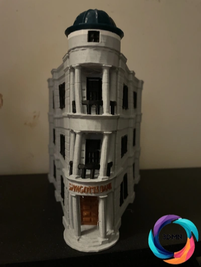 harry alfarero gringotts cerdito banco by 3dmn accesorios cosplays divertido frio ams multicolor hogwarts harrypotter almacenamiento efectivo dinero fantasía 3d print model - Mito3D