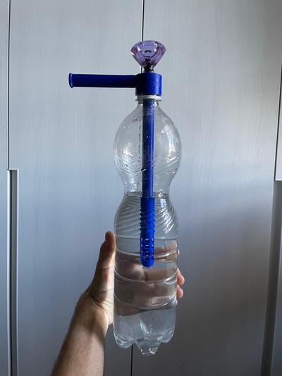 bongle 20cm - turn bottle a bong by toxin labs tools gadgets weed smoke smoking marijuana cap 3d print model - Mito3D