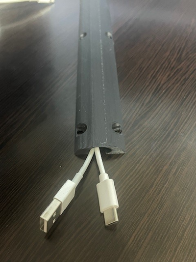 kabel management veranstalter track many stile by 3dprint2024 werkzeuge zubehör schreibtisch verdrahtung diy draht computer leistung adapter manager versteckt dekor wohnmobil 3d print model - Mito3D