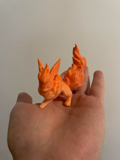 flareon pokémon by phyxoo miniaturen kreaturen 3d print model - Mito3D