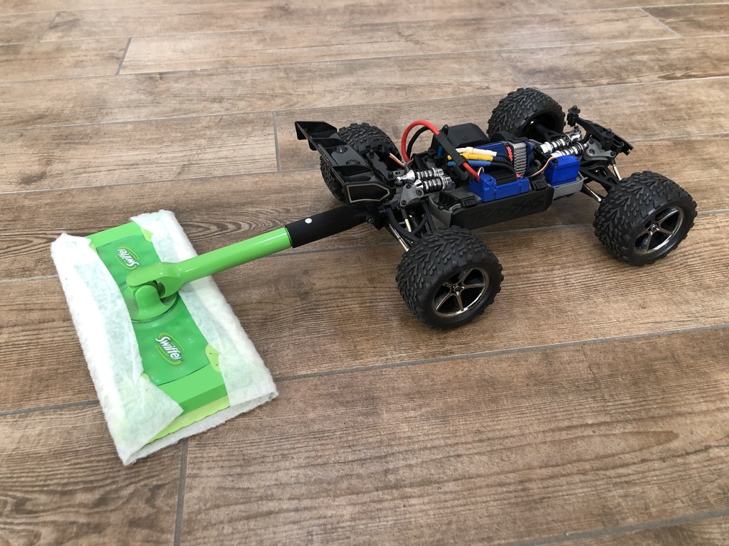 revo vxl 1 16 swiffer monter by ducamerlin loisir diy robotique traxxas erevo 116scale erevo116 3D print model - Mito3D