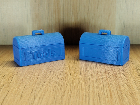 toolbox 3 miniature by gekon3d miniatures tool box scale stuf equipment garage diorama rc rccar rccars truck rctruck tools toolbocorganizer organizer organizerbox accesories expedition crawler crawling toolholder easyprint nosupport nosupports 3d print model - Mito3D