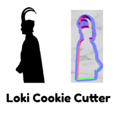 loki biscuit coupeur by goldiesvinyle ménage maison modèles vengeurs thor argile asgard 3d print model - Mito3D