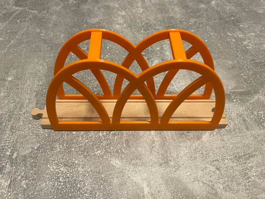 wooden train bridge by petrlaszlo toys & games 3d print model - Mito3D