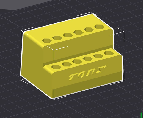 torx bitholder by bibaloki utensili organizzatori titolare supporto 3d print model - Mito3D