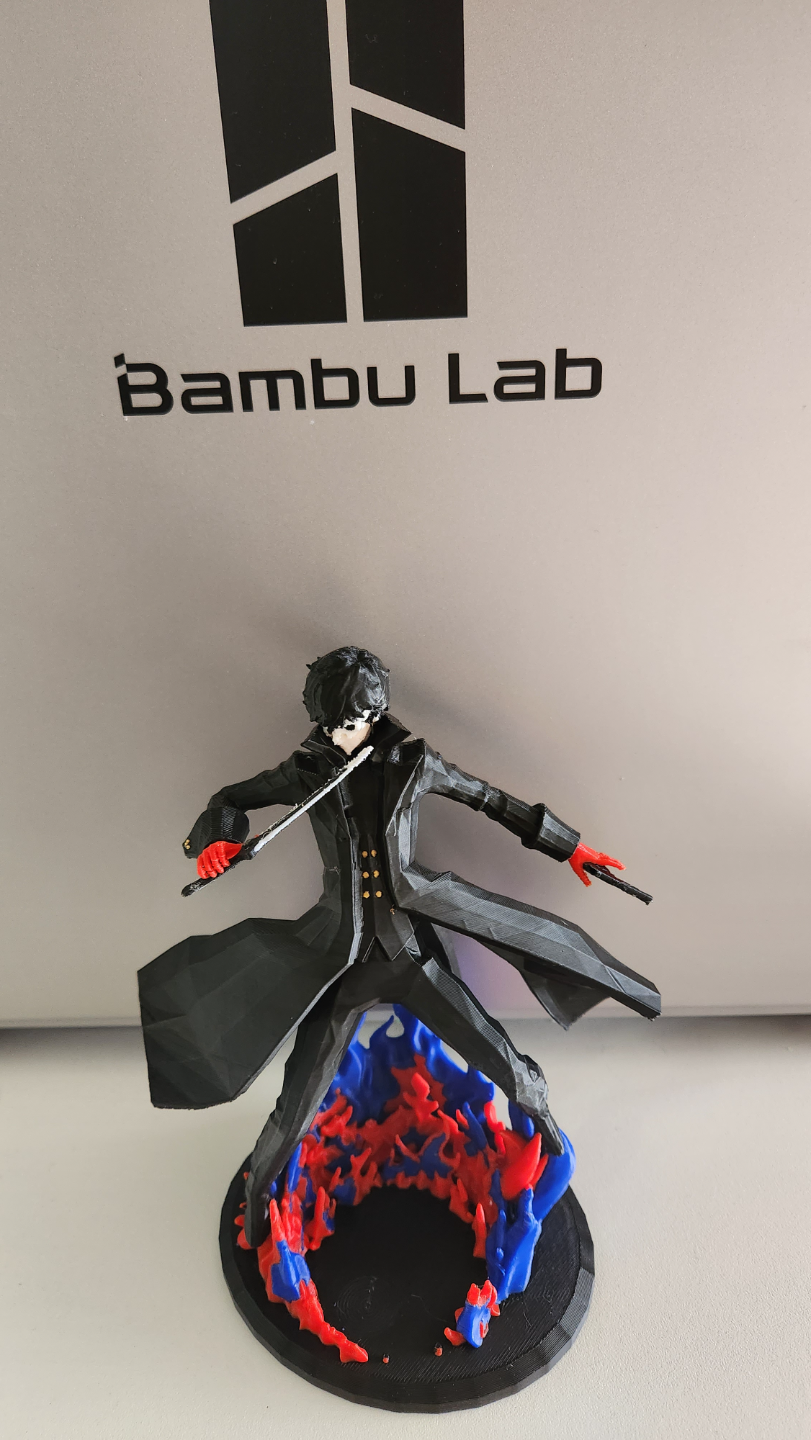 burlone persona 5 colore remixato by cattivo giocattoli giochi personaggi distruggere bros 3D print model - Mito3D