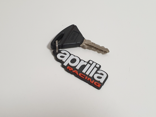 aprilia keychain by h ba97 art 2d racing apriliars apriliarsv aprilia660 apriliaracing rsv 660 rs klicenka key motorcycle motorbike 3d print model - Mito3D