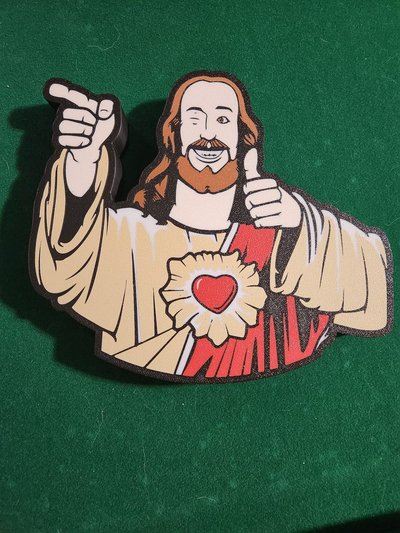 camarada jesus luz caixa by bromigo77 arte sinais logotipos 3d print model - Mito3D