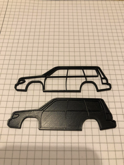 subaru forester sf keyring by vojtakrystof25 hobby & diy vehicles keychain klicenka auto 3d print model - Mito3D