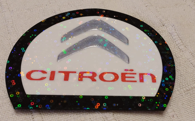 río ria logo citroen by bateria arte señales logos 3d print model - Mito3D