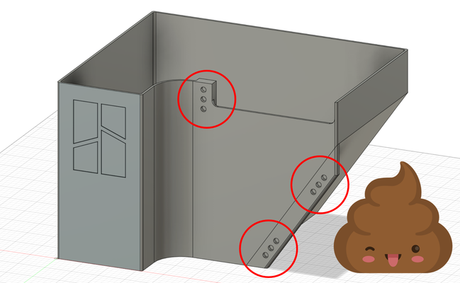 magnetic purge flush poop bucket x1 p1 - fullsize slim version update 20230513 remixed by nivenante 3d printer accessories filament magnet magnets attach catcher cutout chute bambu bambulabx1 bambulab bambulabx1carbonams bambulabx1carbon bambulabx1ams bambulabpoopbasket ams x1c bambux1 bambulabs p1p bambulabp1p bambulabams bambup1p bambulabsp1p p1s p1sbambu 3d print model - Mito3D