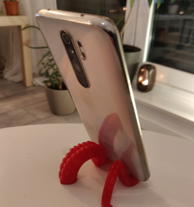 octopus -phone holder by amandam household house models 3d print model - Mito3D