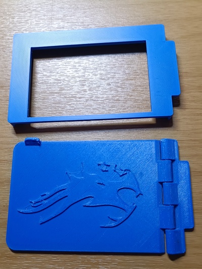 ender 3 pro lcd cover logo remixed by mcginnis83 3d printer accessories screen ender3 lcdscreen ender3pro 3d print model - Mito3D