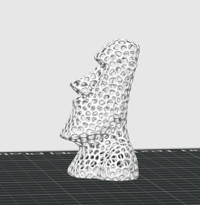 voronoi moai by terabita miniaturas 3d print model - Mito3D