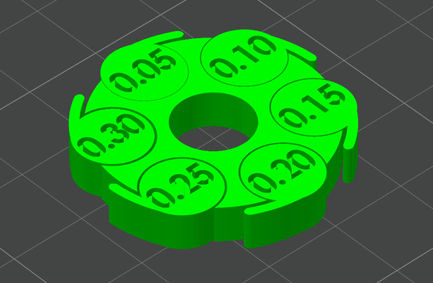 tolerancia prueba 3 gramos by marcopiazzo95 3d impresora modelos modelo impresión rápido velocidad controlar bambu bambulab x1 x1c p1p p1s a1 a1mini pequeña pequeñas partes pequeñísimo precisión 3d print model - Mito3D