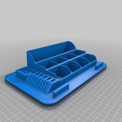 benq monitor base organizer by mr3dproject tools organizers xl2411 3d print model - Mito3D