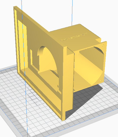 adattatore erfüllen luft k40 laser ventola 120mm tubo 100mm by atz78 hobby diy k40laser co2 tube tube100mm cutter ventilator adapter kunst konverter verkehr 3d print model - Mito3D