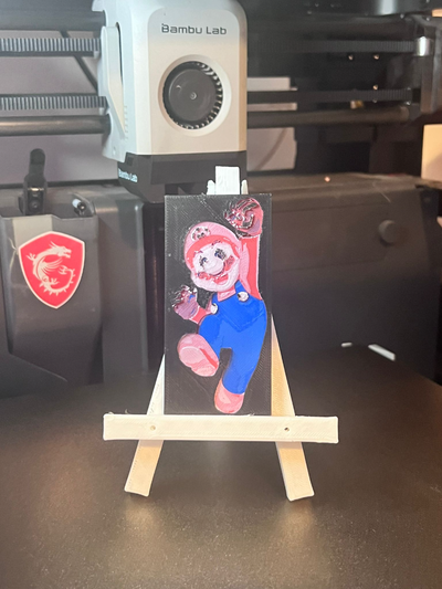 mario hutschmiede by fatalchaos25 kunst 2d 3d print model - Mito3D