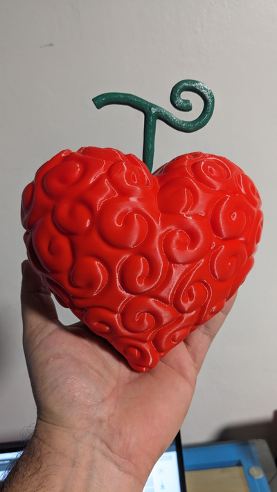 devils fruit - ope no mi one piece by standitupstore art sculptures logo luffy nomi anime manga naruto zoro usopp sanji gold roger bambu heart valentines day vday shaped 3d print model - Mito3D