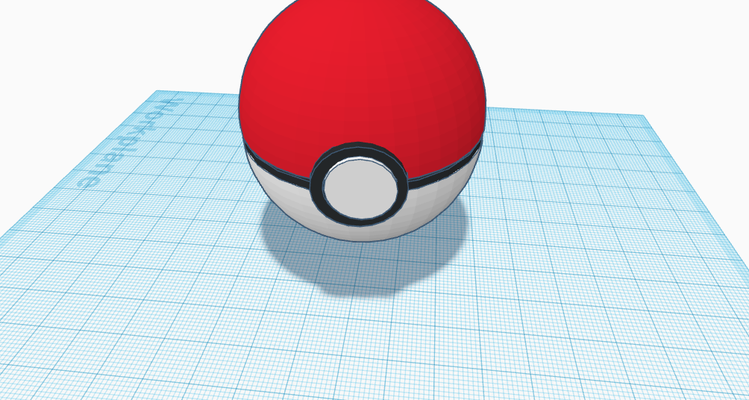 pokebola by westonbendigo 3d impressora teste modelos 3d print model - Mito3D