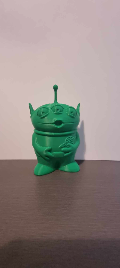 toy story alien by sass king toys & games characters toystory 3d print model - Mito3D