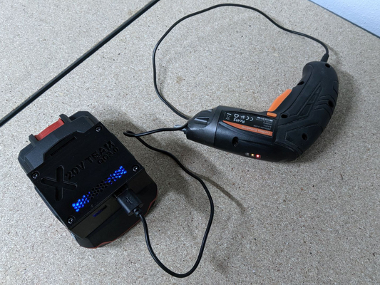 usb hızlı şarj 3 0 adaptör park tarafı x20v pil by silman3d araçlar makine taşınabilir aleti güç kaynağı 3d print model - Mito3D