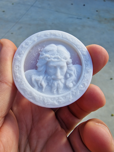 cara di ges by cenadistore arte modelos jesús cristo calmado religión 3d print model - Mito3D