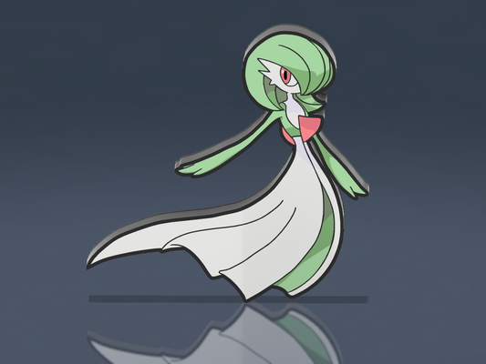 gardevoir leuchtkasten by sitsero kunst zeichen logos pokémon kind anime animation mehrfarbig pikachu charmander bulbasaur vaporeon gengar ventilator 3d print model - Mito3D