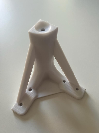 besta ikea gamba rinforzata ospitato noce remixato by pratico stampe domestico arredamento ruote forte mobilia 3d print model - Mito3D