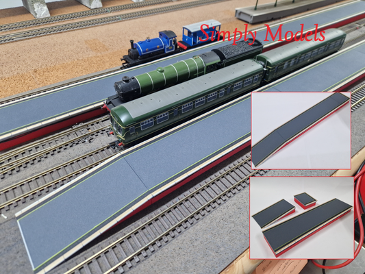 modell eisenbahn oo spur bahnhof plattform eintrag rampe by einfach modelle hobby diy modelrailway modellbahn 3d print model - Mito3D