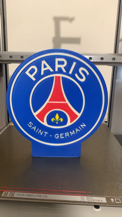 lampe psg by jpauquiert art signs & logos football paris saint-germain lamp luminous cool fun sports enseigne logo 3d print model - Mito3D