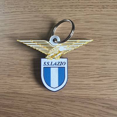 lazio portachiavi by 3dingo arte segni loghi sslazio ss calcio italiano serie 3d print model - Mito3D