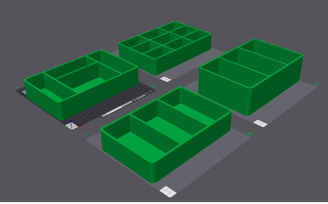 facile espace rangement plateaux by denwagg outils organisateurs plateau boîte 3d print model - Mito3D