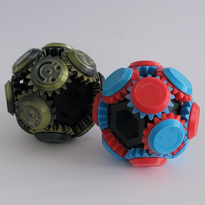 aşırı kıpır oyuncak eğimli dişli spinner by odaklanma oyuncaklar oyunlar eğitici eğim dişliler 3d print model - Mito3D