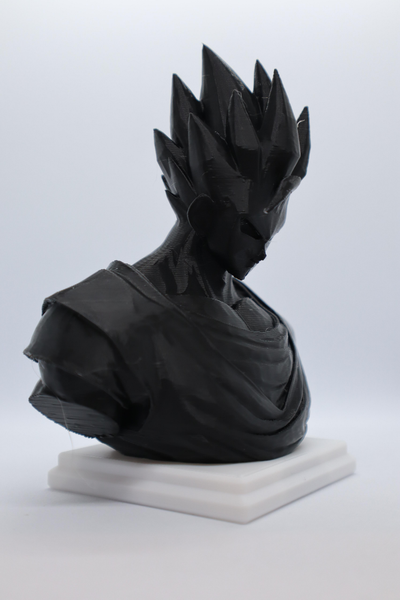 gohan busto by tarik77 arte esculturas saiyajin súper esfera dragón z continuar pelota dbz figura dragon ball z 3d print model - Mito3D