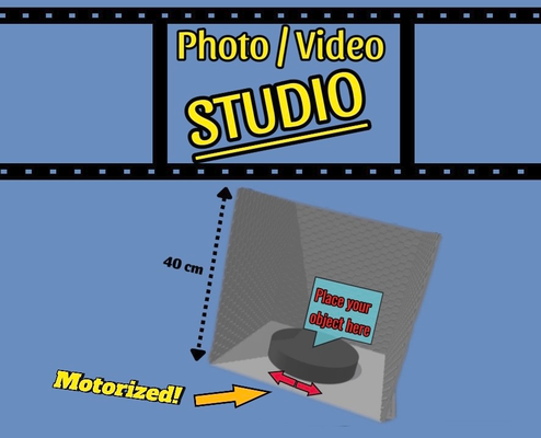 photobox & videobox awesome photo video studio box by jeanjean3d hobby diy background light lightbox portable 3d print model - Mito3D