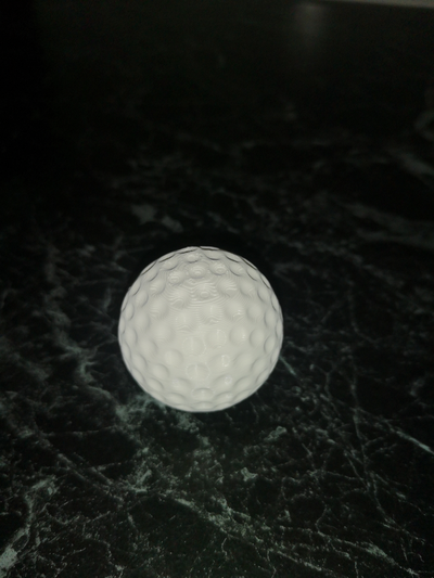 golf ball by preco3dprint hobby diy sport draußen golfball 3d print model - Mito3D