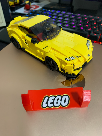 lego hız şampiyonlar duvar binmek logo by josteb oyuncaklar oyunlar araba arabalar legolar askı 3d print model - Mito3D