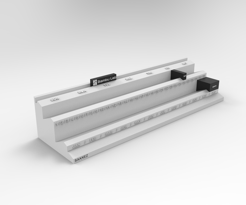 schreibtisch ewig kalender by schach spielen spiele haushalt dekor kalander etikett monat monat ultimativ bambulab bambu labor x1c p1s p1p a1 mini einfach drucken no unterstützung erforderlich ams 3d print model - Mito3D