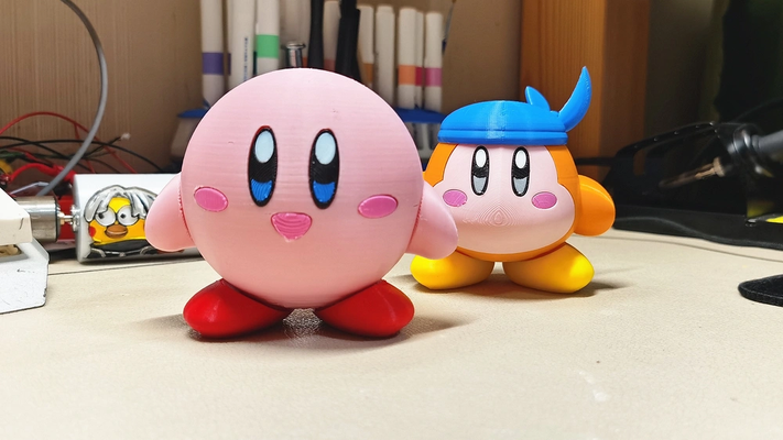 kirby by davidasbery arte sculture 3d print model - Mito3D