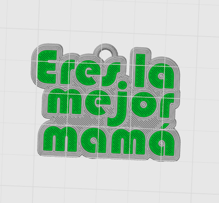 lavero mejor mam by josedj art coin & badges llavero llavero3d mama 3d print model - Mito3D