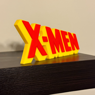 xmen zeichen by toddys 3d drucken kunst logos wunder filme logo 3d print model - Mito3D