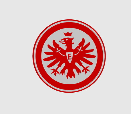 unidad frankfurt firmar by 3dprintcess arte señales logos alemán alemania bundesliga fútbol fútbol waphen logo 3d print model - Mito3D