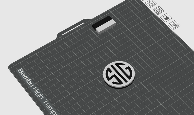 sig sauer logo insignia by prisma sincronizar arte moneda insignias decoraciones 3d print model - Mito3D